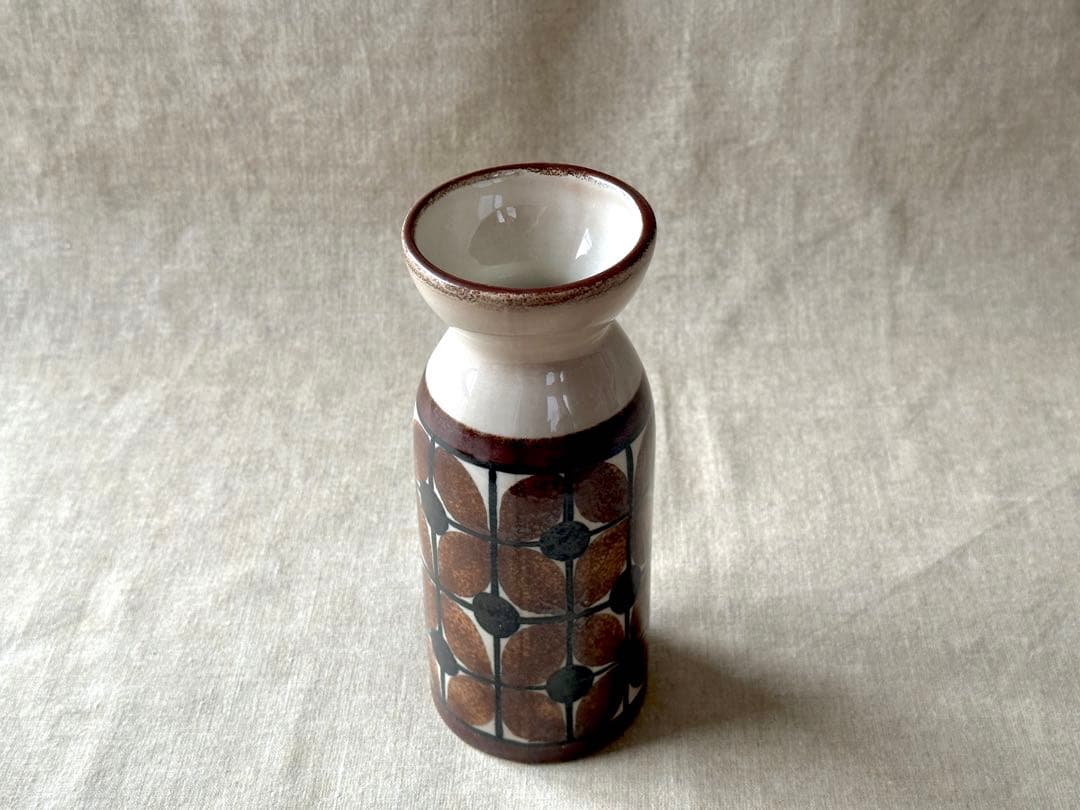 ARABIA vintage HLA フラワーベース(葉模様)