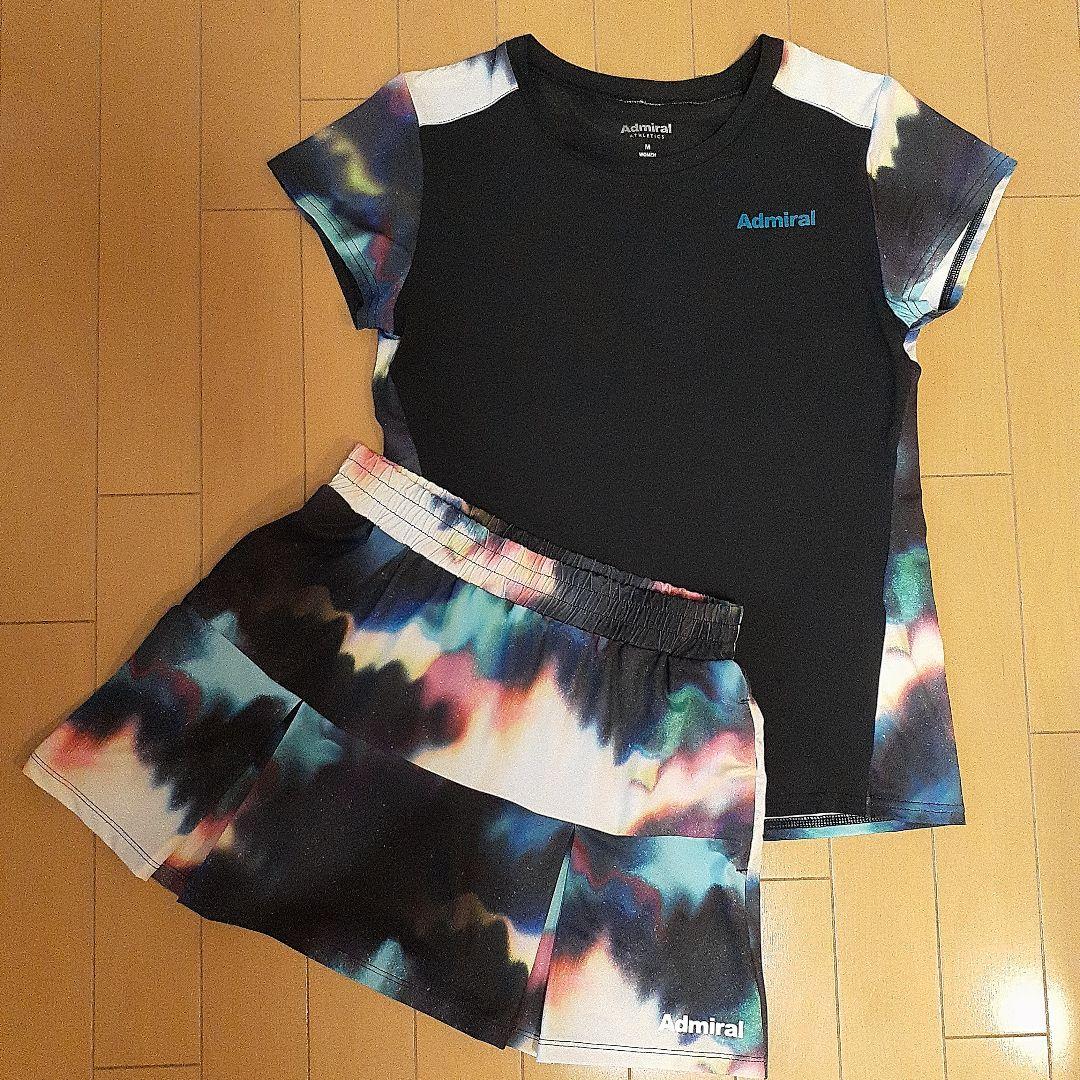 Aiです！Admiral テニスウェアセット ブラック/マルチカラー M