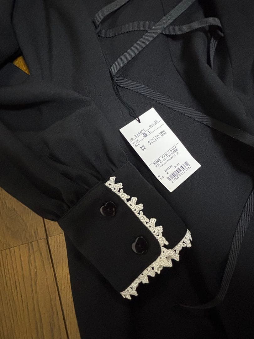 【1/25まで】丸衿ヨークピンクワンピース★Mサイズ★イノセントワールド