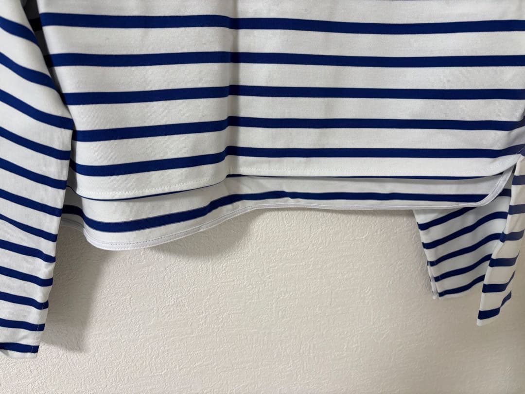 新品タグ付　ヨリyori ボーダーカットソー Tシャツ