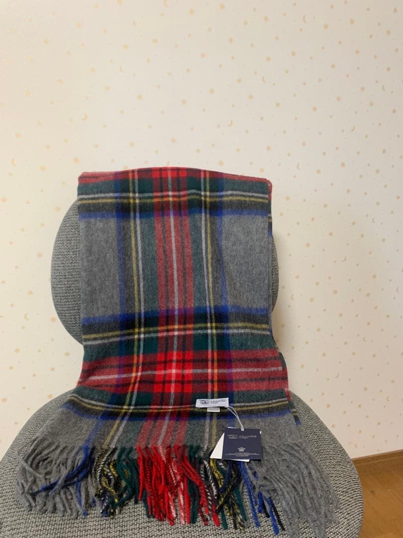 h*☆様 ジョンストンズ スカーフ　グレースチュワートタータンチェック 大判