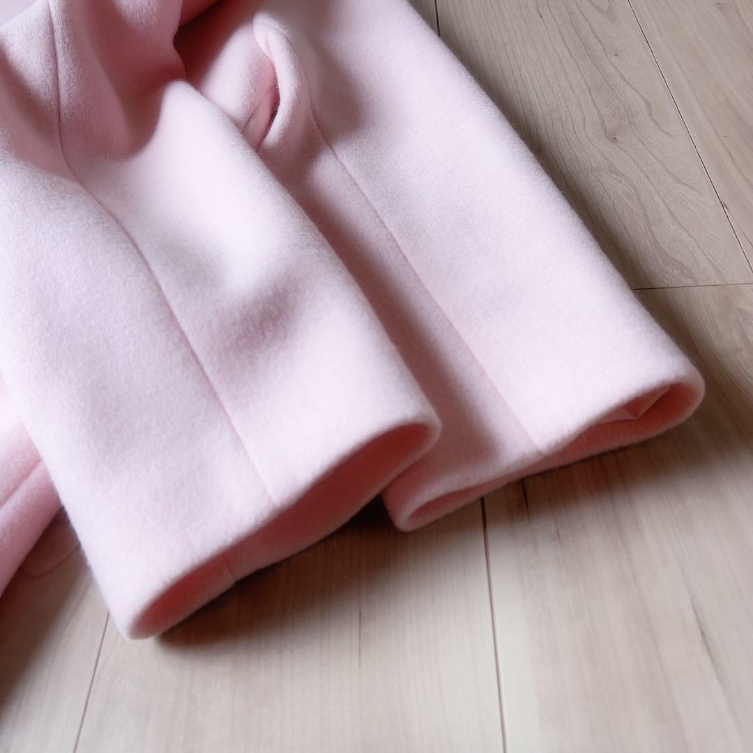 25AW＊極美品 ROUGE VIF ノーカラー Vネック ウールコート 36