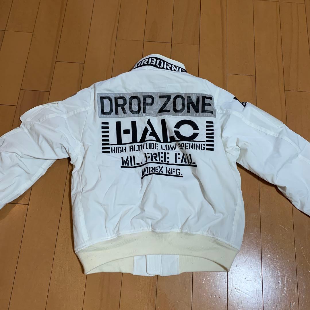 美品 アヴィレックス ミリタリー ダウンジャケット MA-1 G-10 HALO