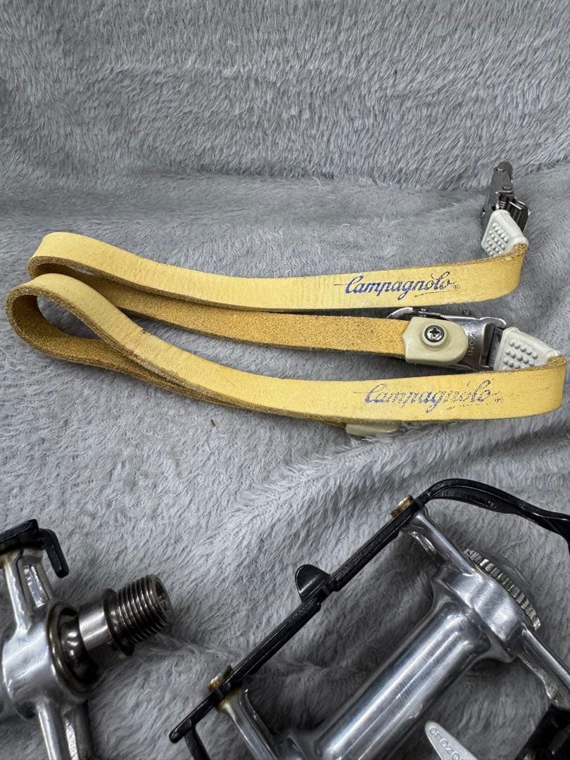 Campagnolo カンパニョーロ トゥークリップ付きペダル　ストラップ付属
