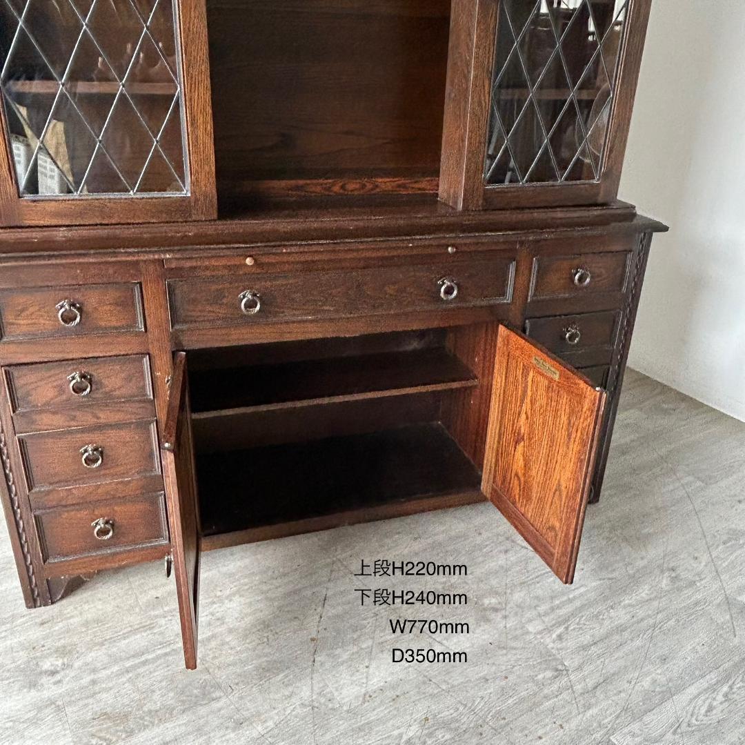 イギリス アンティーク　家具 ドレッサー カップボード ビンテージ 495A