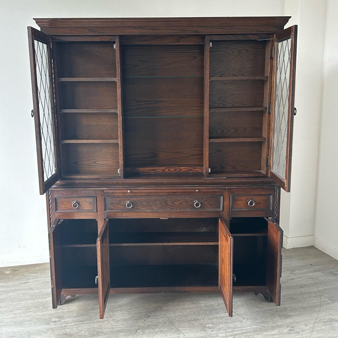 イギリス アンティーク　家具 ドレッサー カップボード ビンテージ 495A