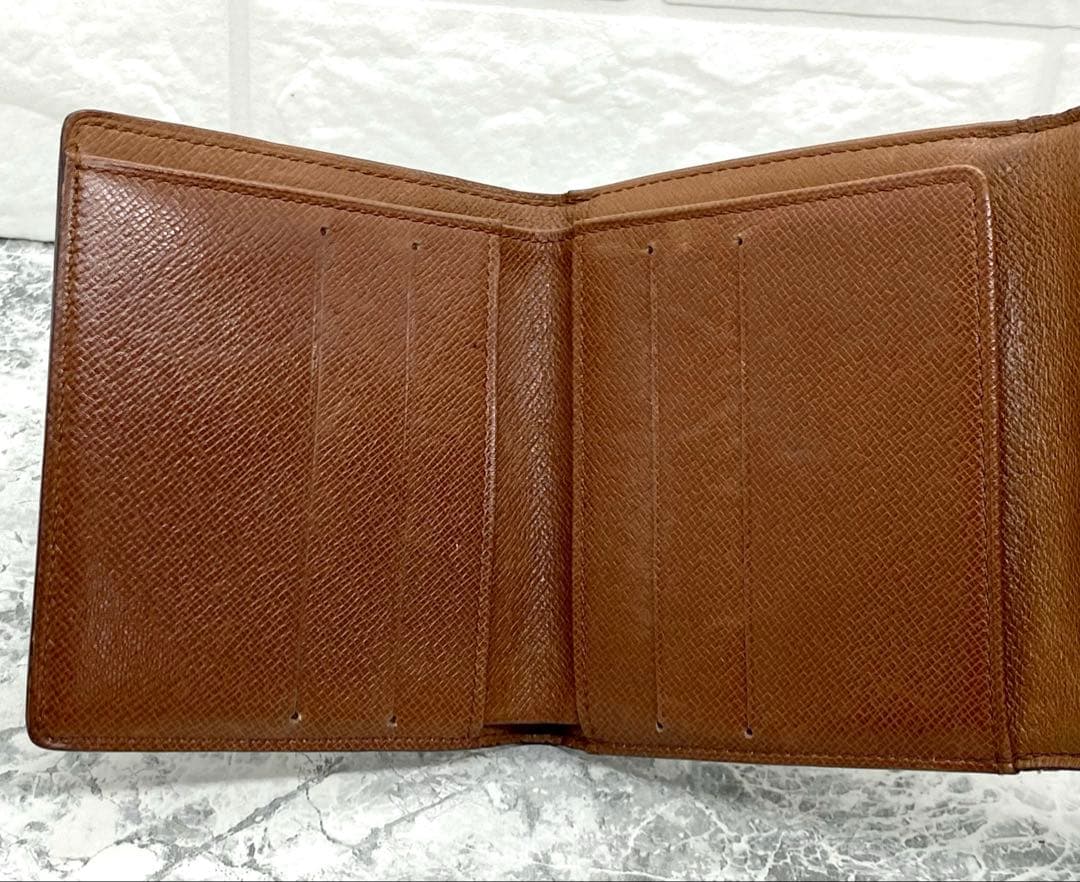 ルイヴィトン モノグラム ポルトモネ ビエ カルトクレディ 折財布 ユニセックス