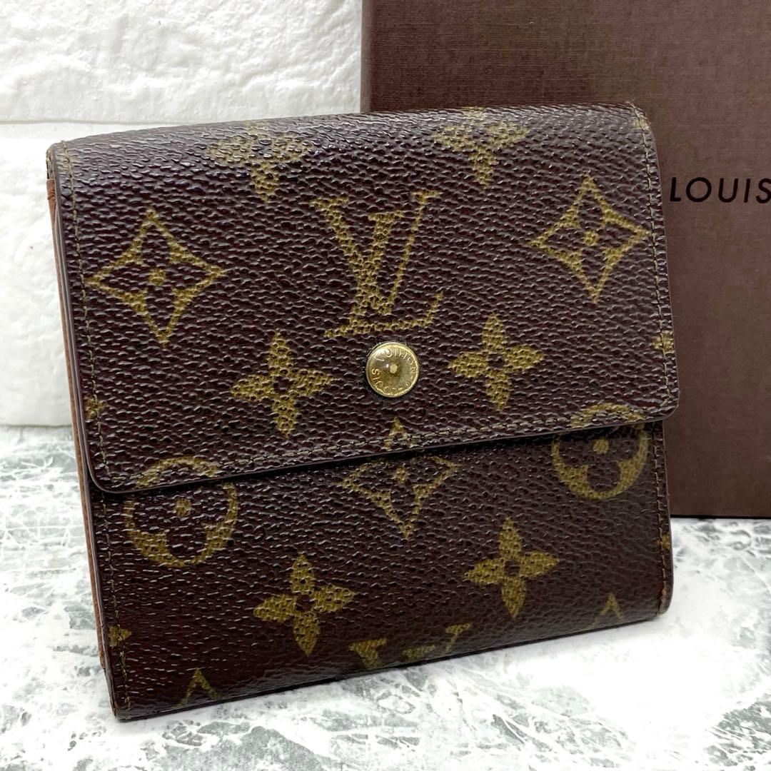ルイヴィトン モノグラム ポルトモネ ビエ カルトクレディ 折財布 ユニセックス