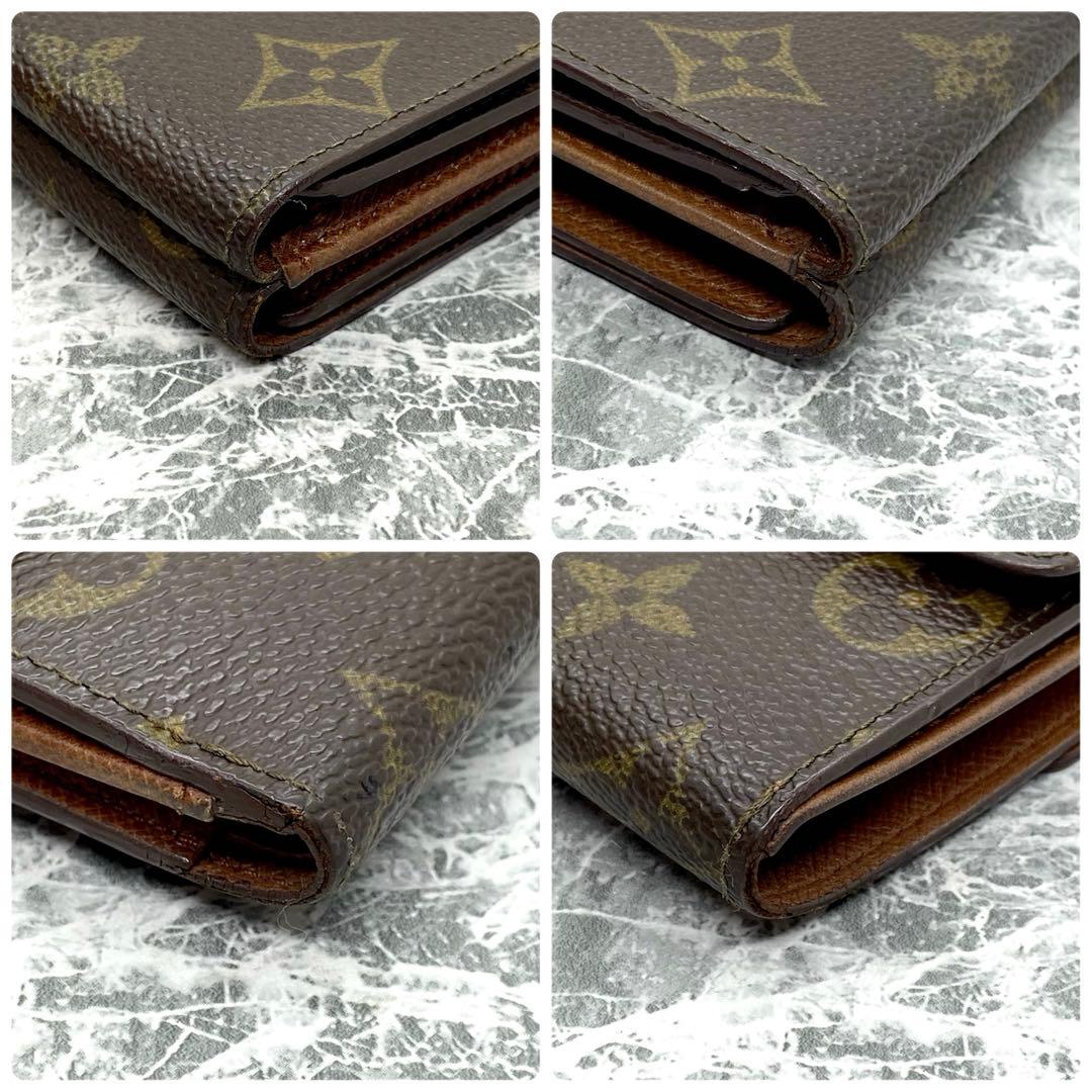 ルイヴィトン モノグラム ポルトモネ ビエ カルトクレディ 折財布 ユニセックス