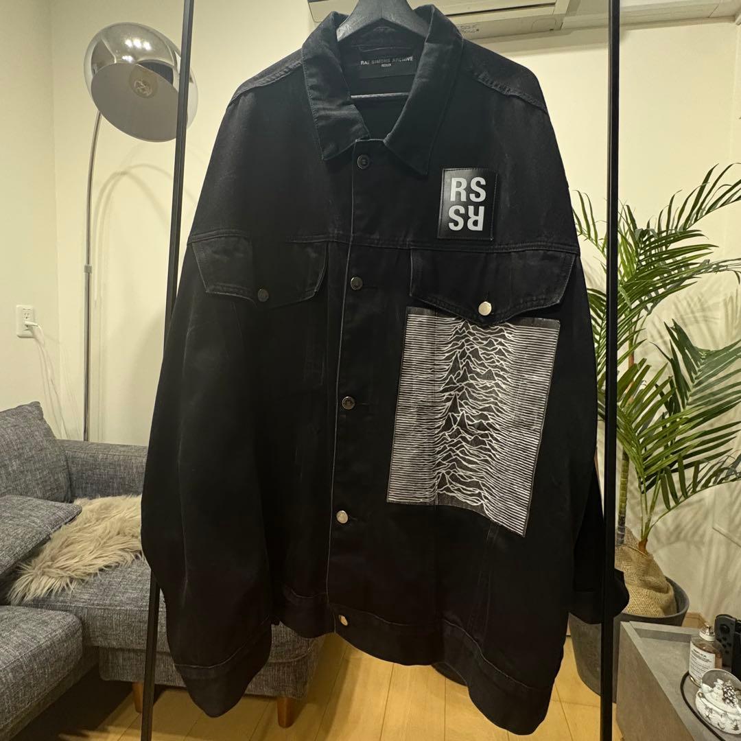 ラフシモンズ ARCHIVE REDUX グラフィックパッチデニムジャケット