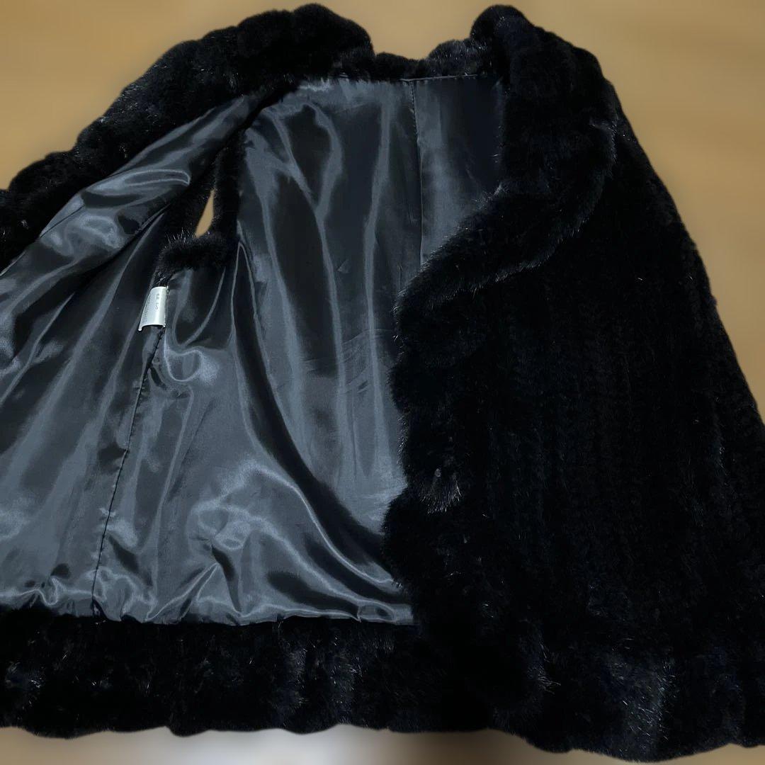 ミンクベスト黒