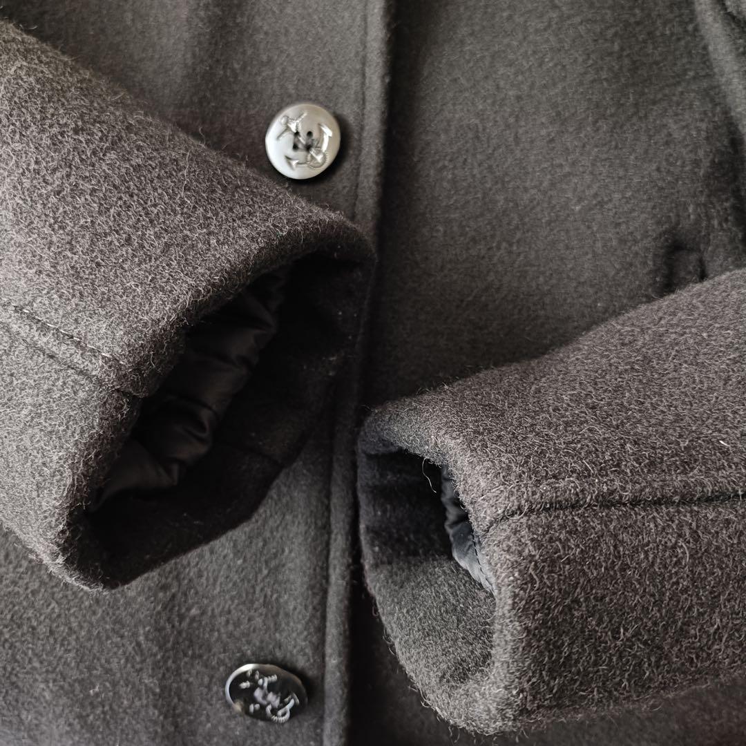 ショット　ピーコート　黒 ウール シングル 42 メンズ　美品　米国製