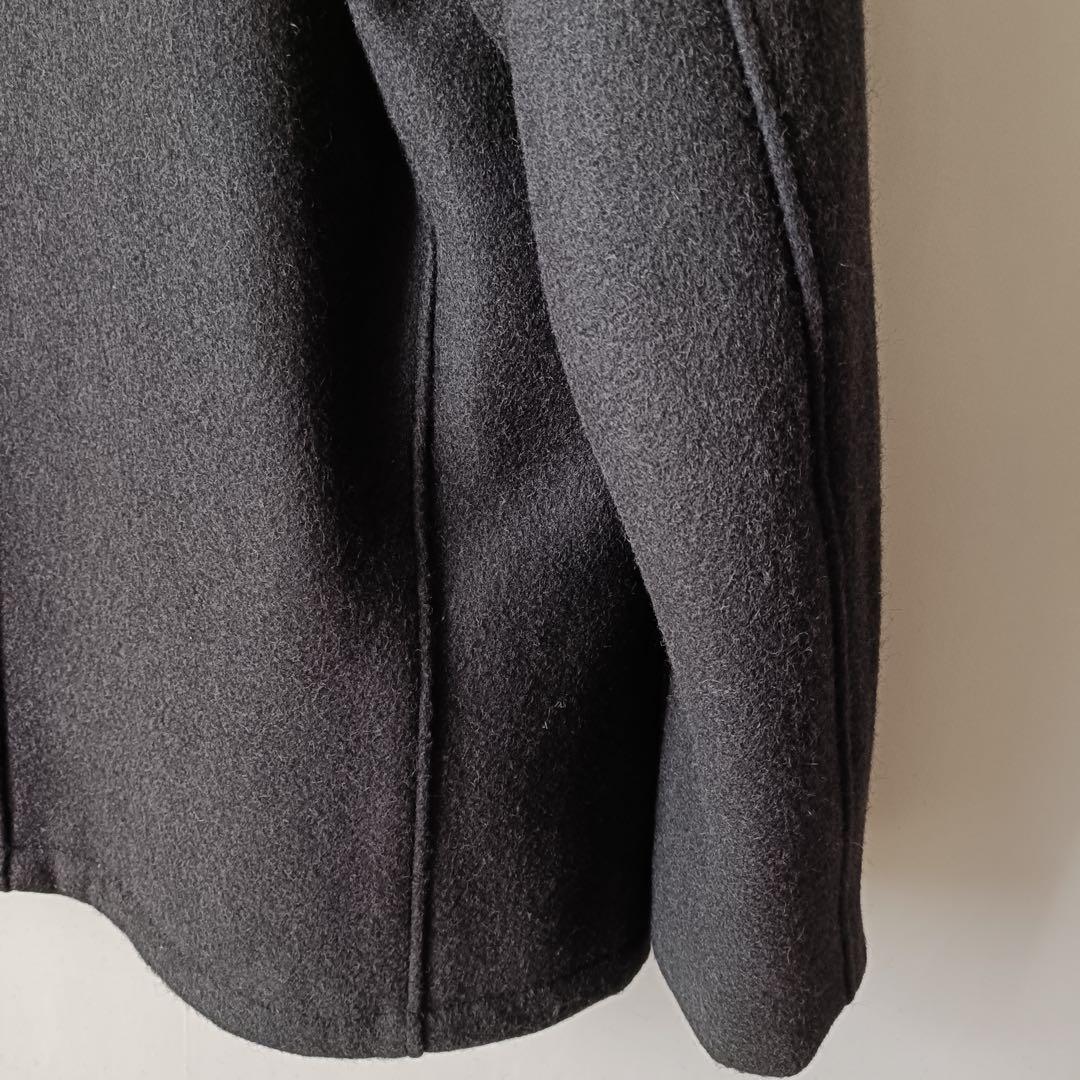 ショット　ピーコート　黒 ウール シングル 42 メンズ　美品　米国製