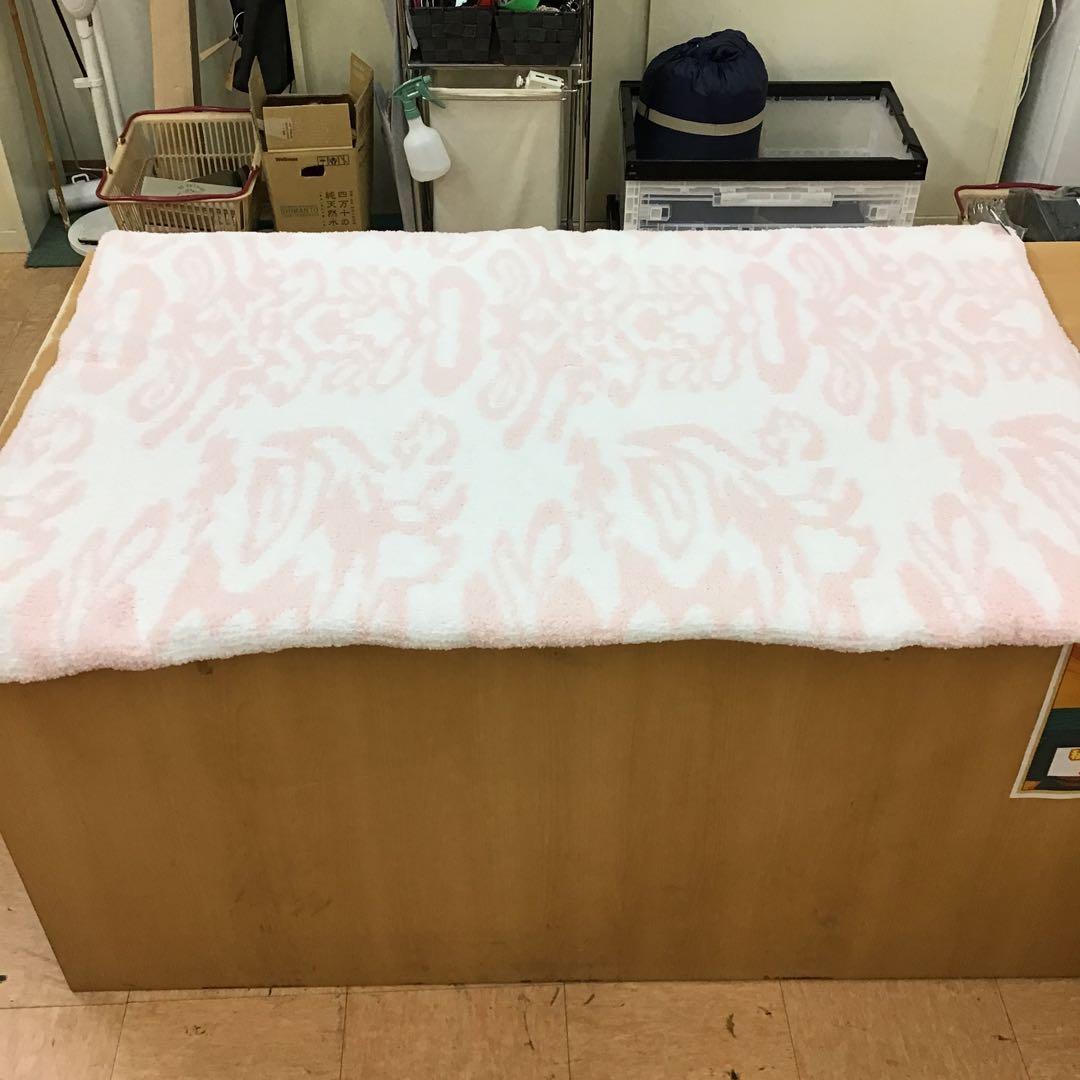 kashwere ピンク ホワイト ブランケット カシウェア