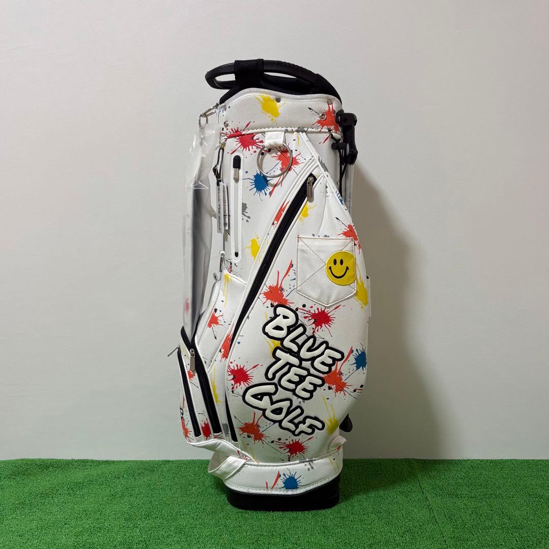 BLUE TEE GOLF デニムキャディバッグ フード・ヘッドカバー付き