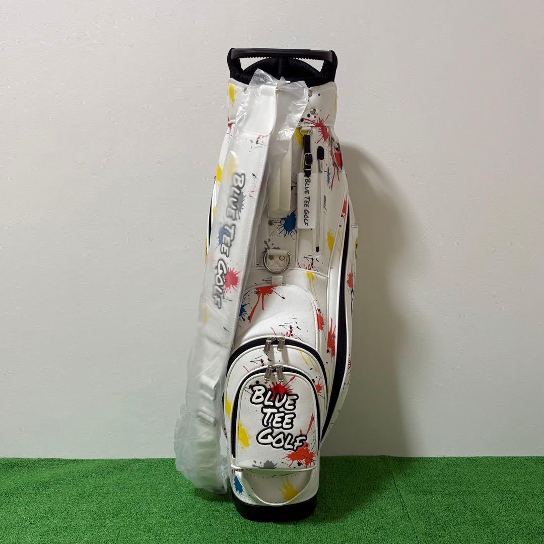 BLUE TEE GOLF デニムキャディバッグ フード・ヘッドカバー付き