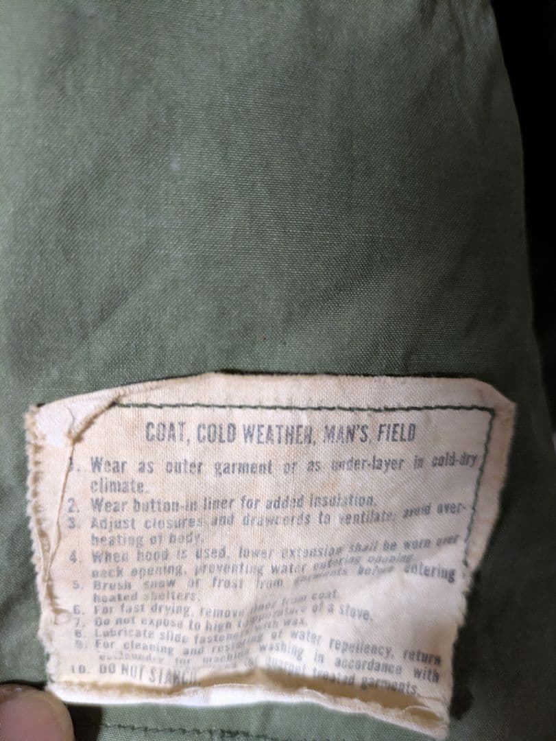 米軍実物M-65フィールドジャケット70s ALPHA社製SMALL-SHORT