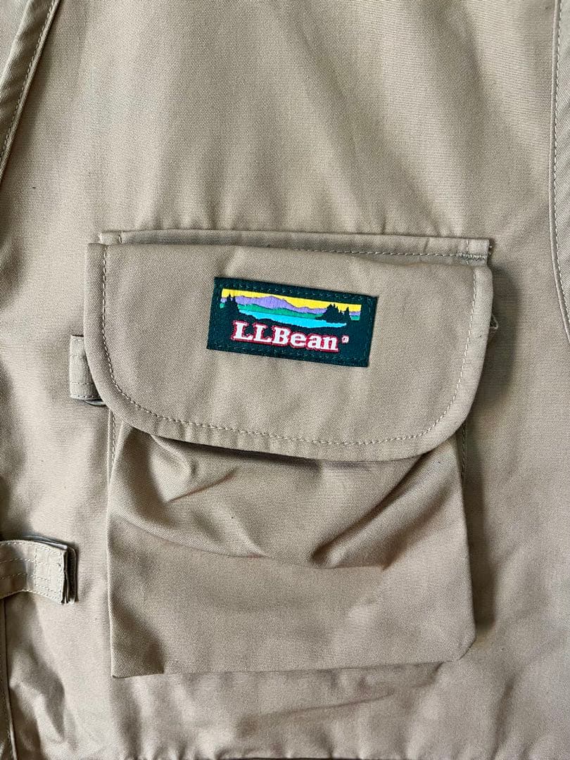 L.L.Bean フィッシングベスト 多ポケット アウトドア ベージュ
