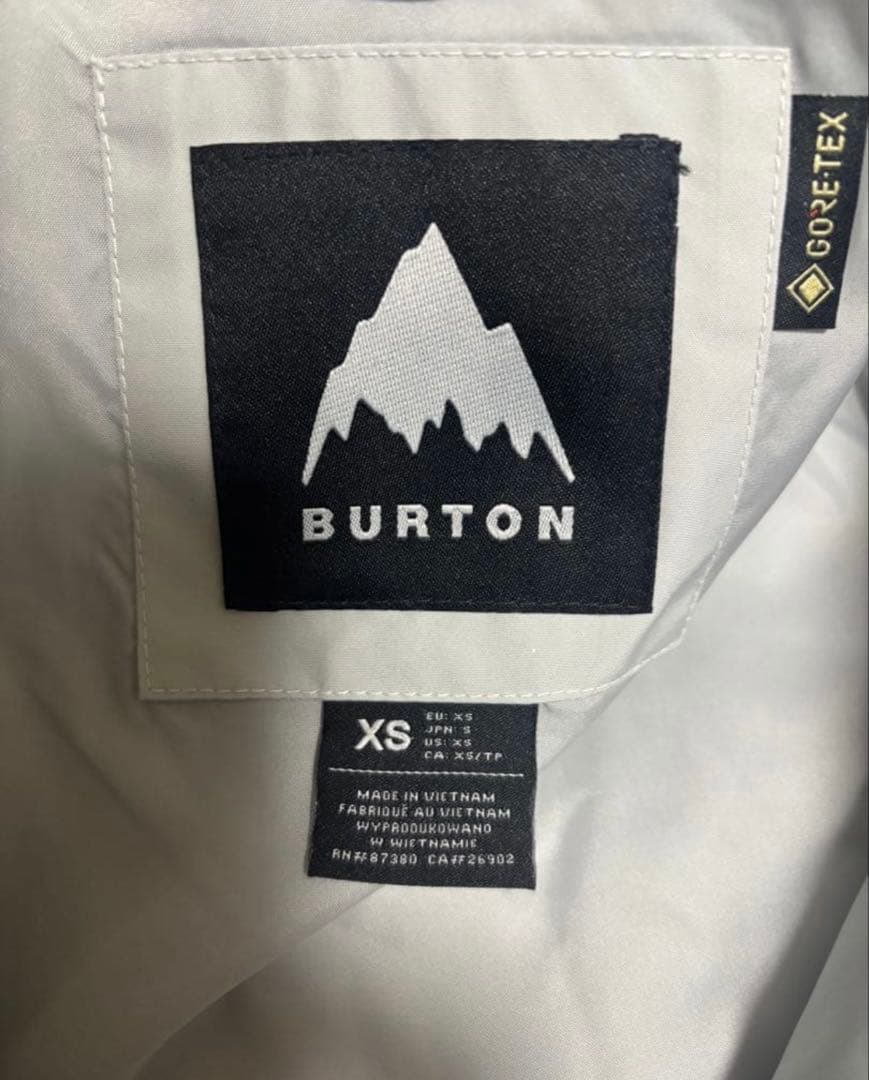 BURTON GORE-TEX スノーボードジャケット XSサイズ