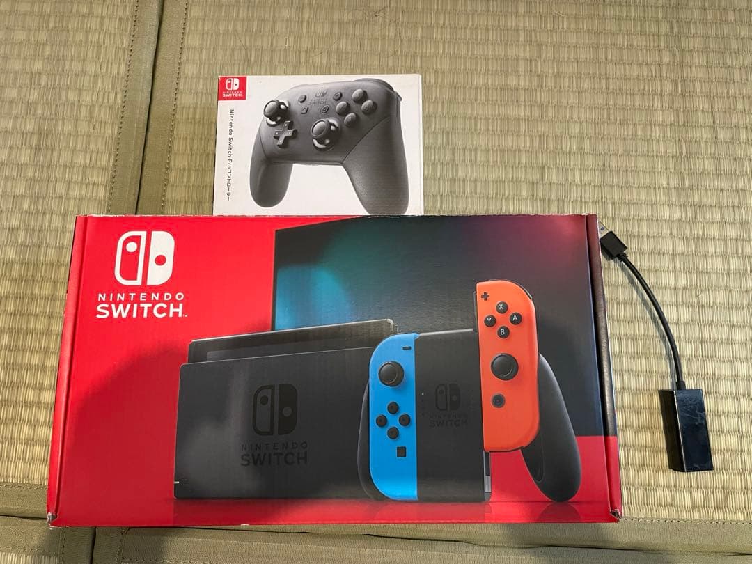 Nintendo Switch 本体 Proコントローラー付き※充電ケーブルなし