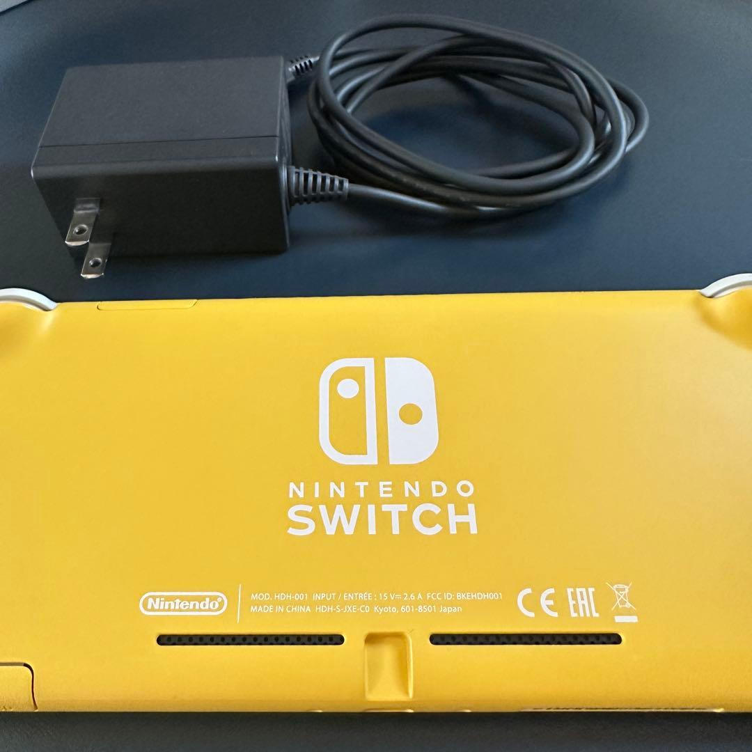 Nintendo Switch Lite イエロー 本体 充電器付き