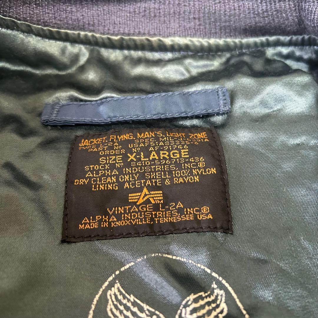 アルファインダストリーズ usa製 L-2A MA-1 フライトジャケット