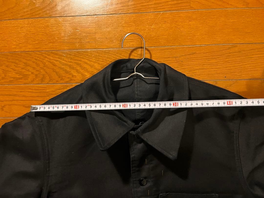 ブラック モールスキン 60s〜70s デッドストック ユーロヴィンテージ