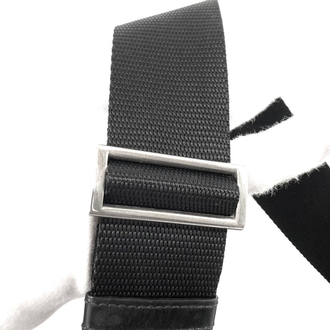 良品　PRADA プラダ　ショルダーバッグ　ナイロン　トートバッグ　ブラック　黒