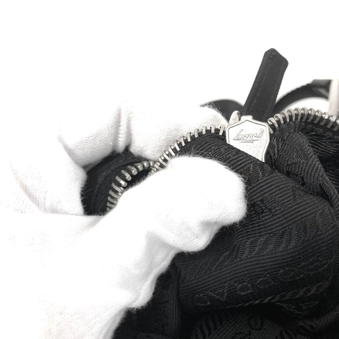 良品　PRADA プラダ　ショルダーバッグ　ナイロン　トートバッグ　ブラック　黒