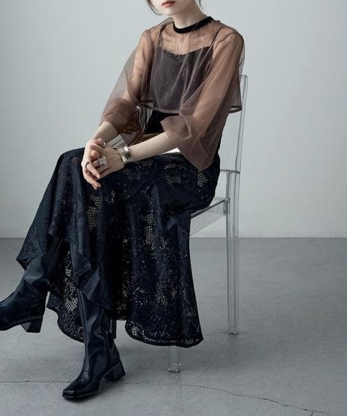 美品 etoll. エトル ボレロ キャミドレス M パーティー お呼ばれ