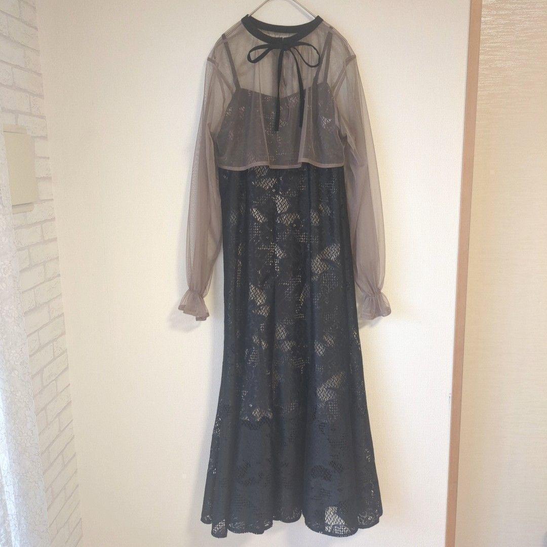 美品 etoll. エトル ボレロ キャミドレス M パーティー お呼ばれ