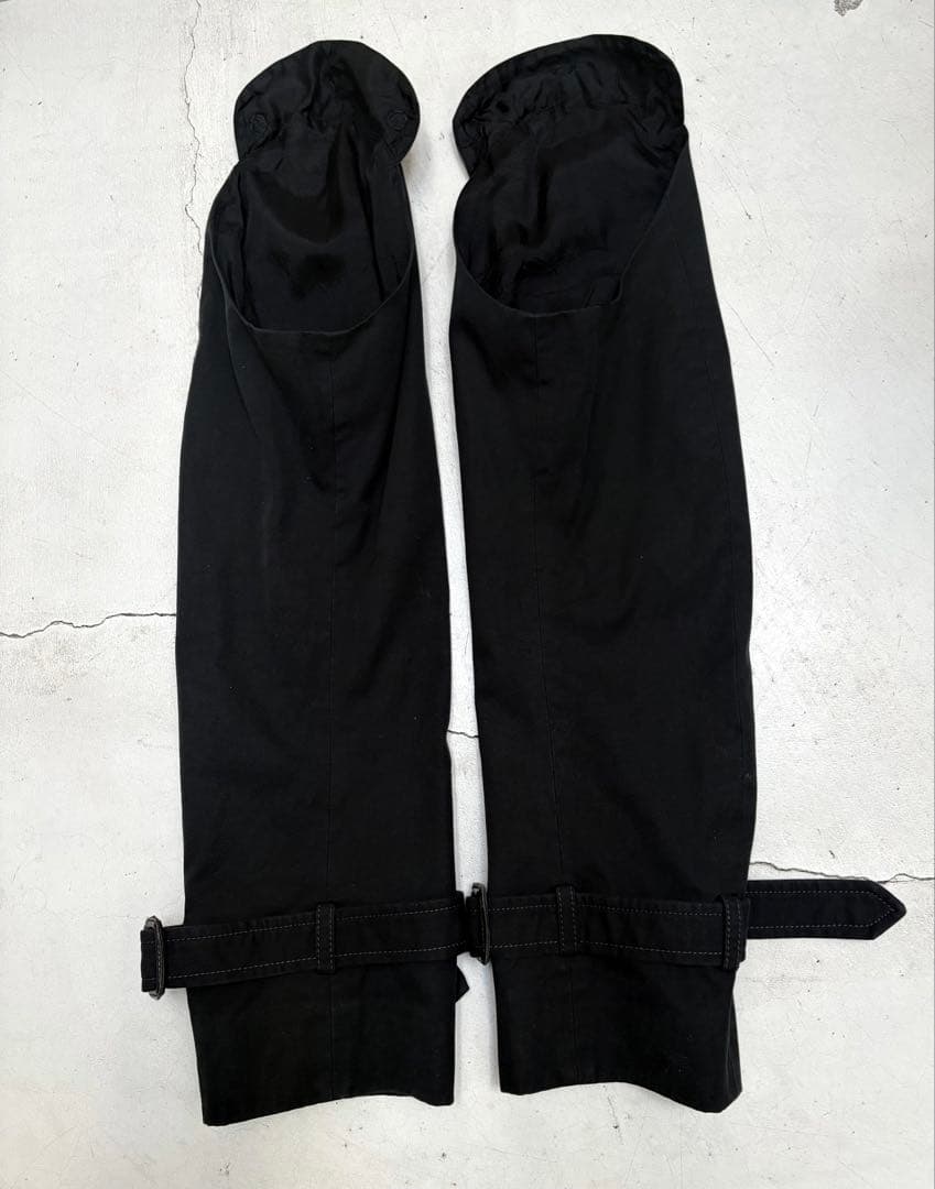 マルタンマルジェラ　本人期　トレンチコート　ブラック　袖取り外し　イタリア製