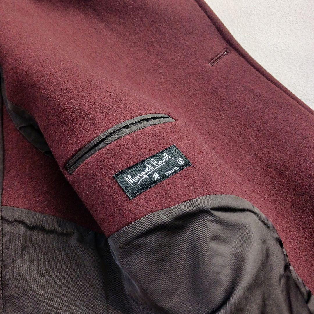 極美品♬　マーガレットハウエル　ウールコート　Pコート　ブラウン　サイズⅡ