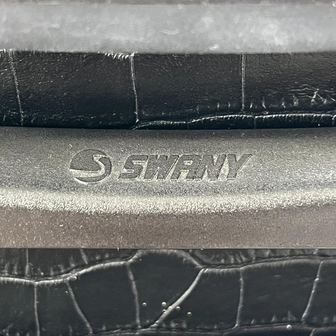 美品 スワニー キャリーケース クロコ型押し 2way お買い物 ブラック