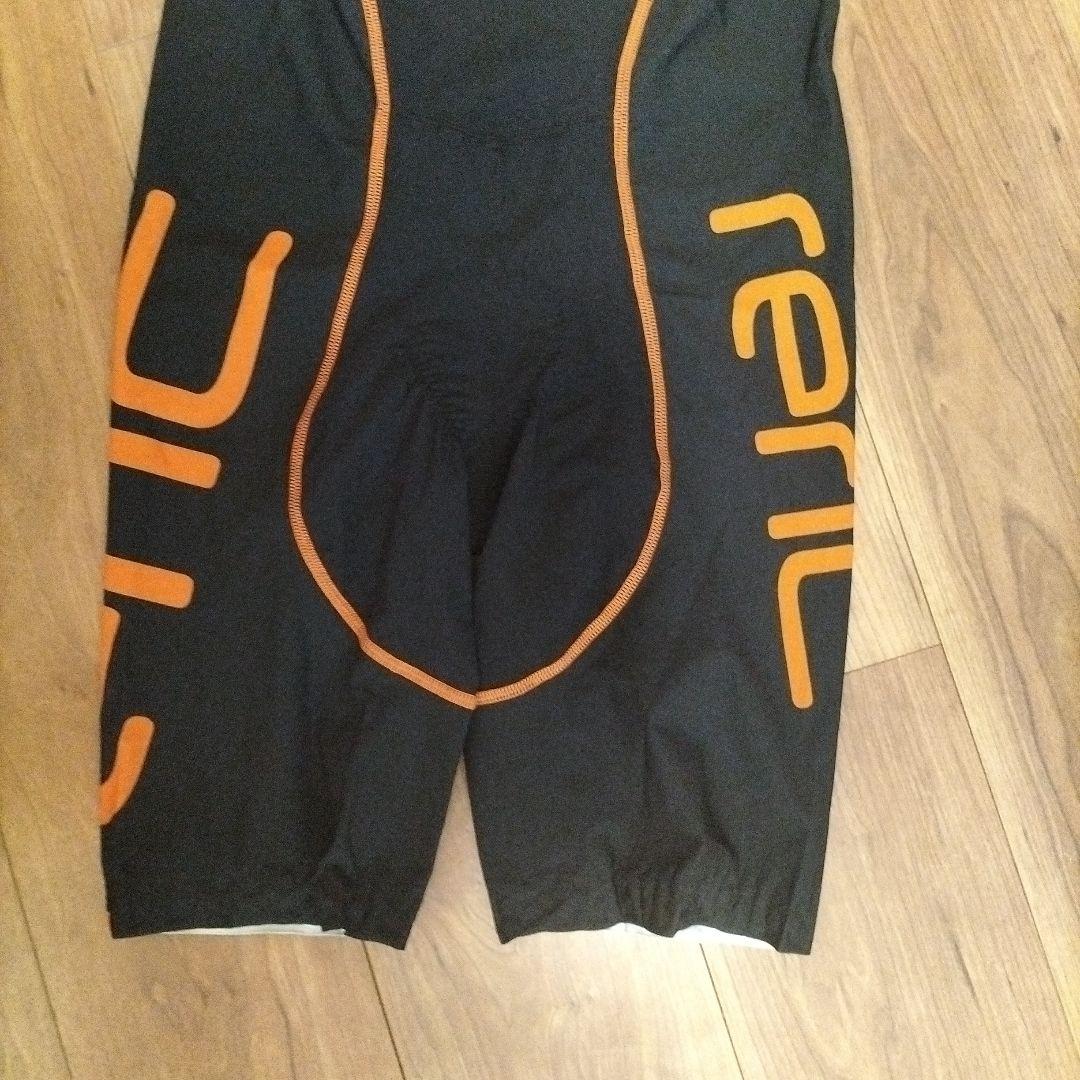 新品 メンズM レリック RERIC トライアスロン レース スーツ 黒オレンジ
