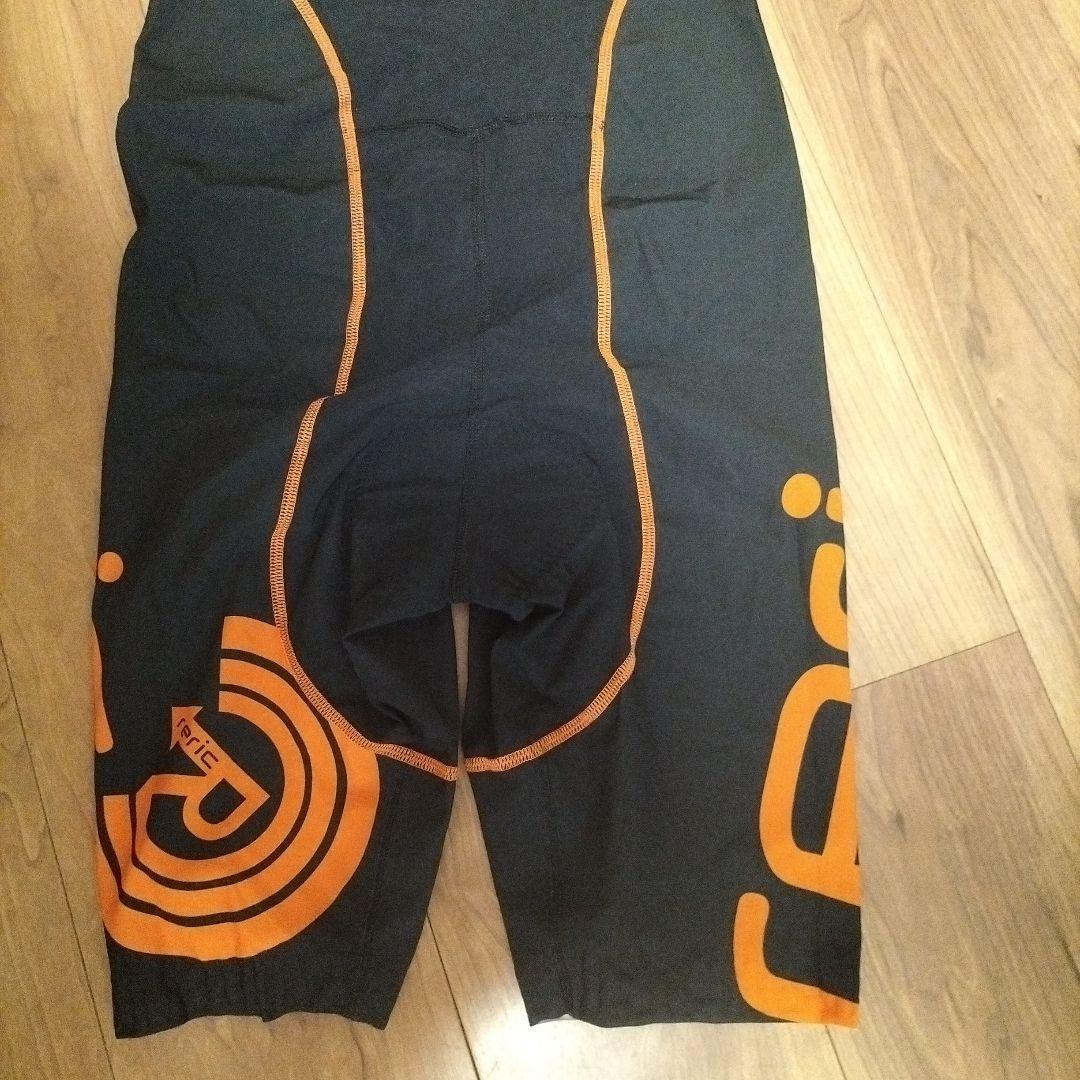 新品 メンズM レリック RERIC トライアスロン レース スーツ 黒オレンジ