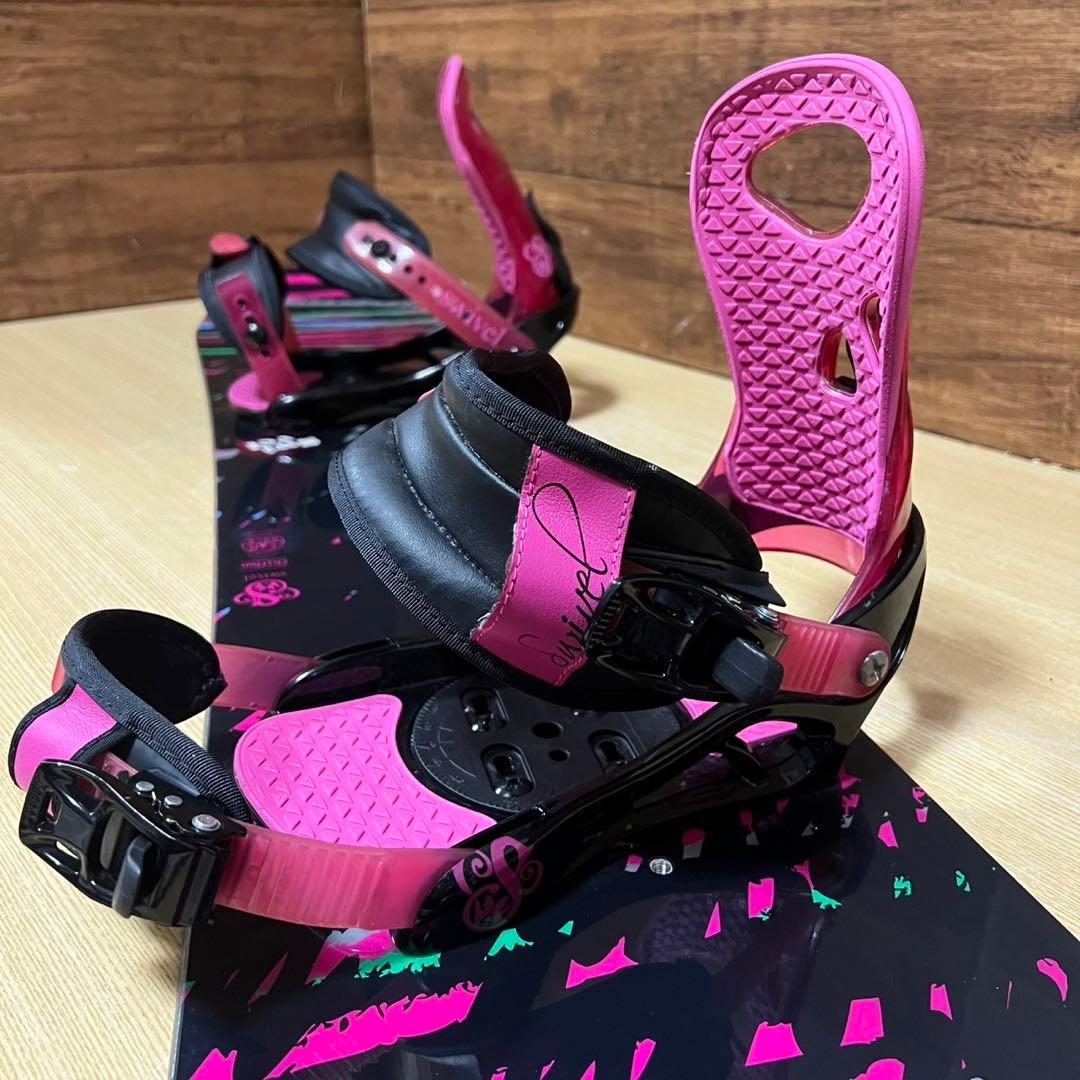 SWIVEL　RIDE レディース スノーボード3点セット　142cm かわいい