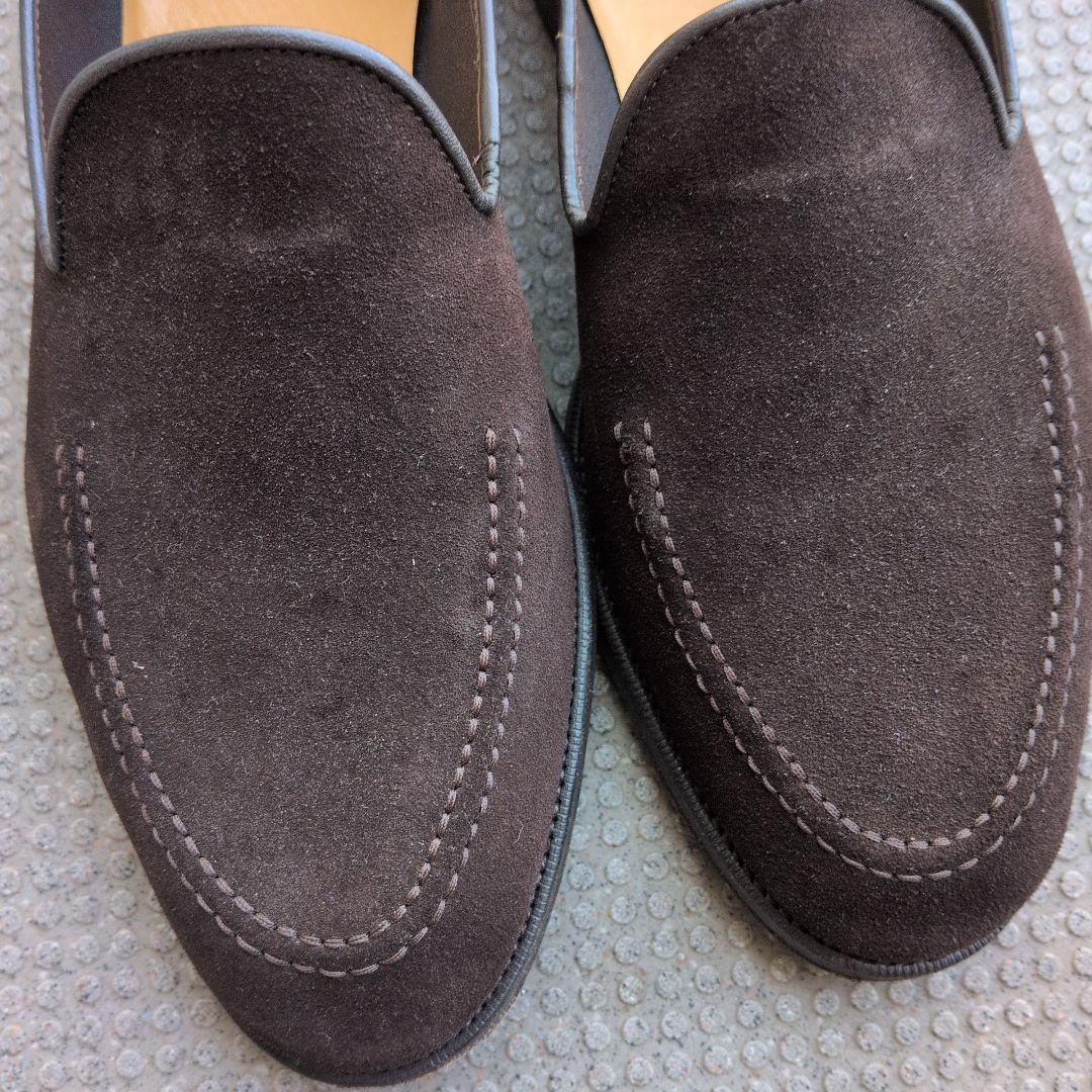 三陽山長スエードモカシン