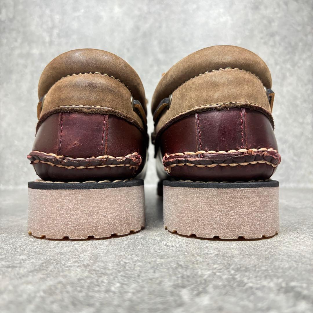 【新品未使用】Timberland デッキシューズ 3eye バーガンディ 27