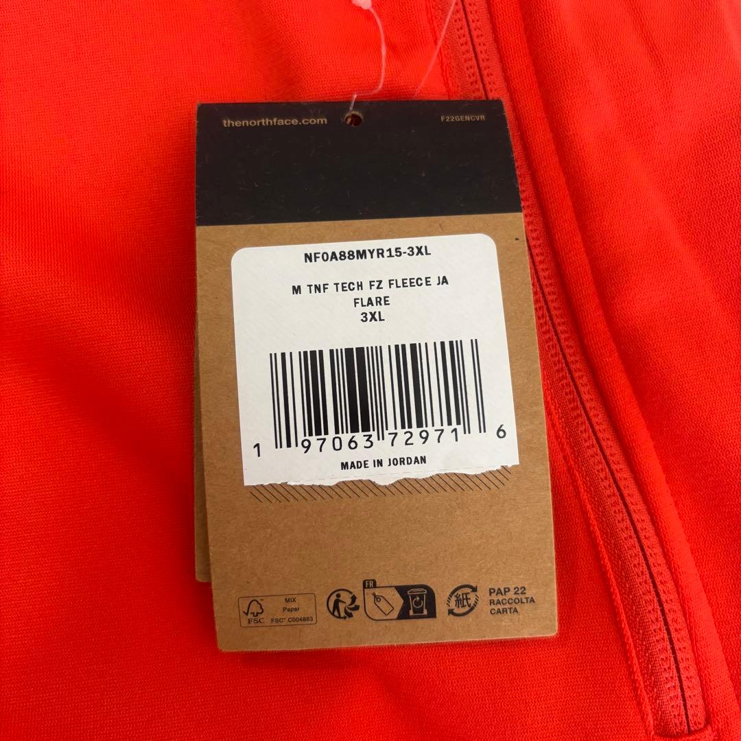 ザノースフェイス フリースジャケット 3XL 海外正規輸入品　新品タグ付き