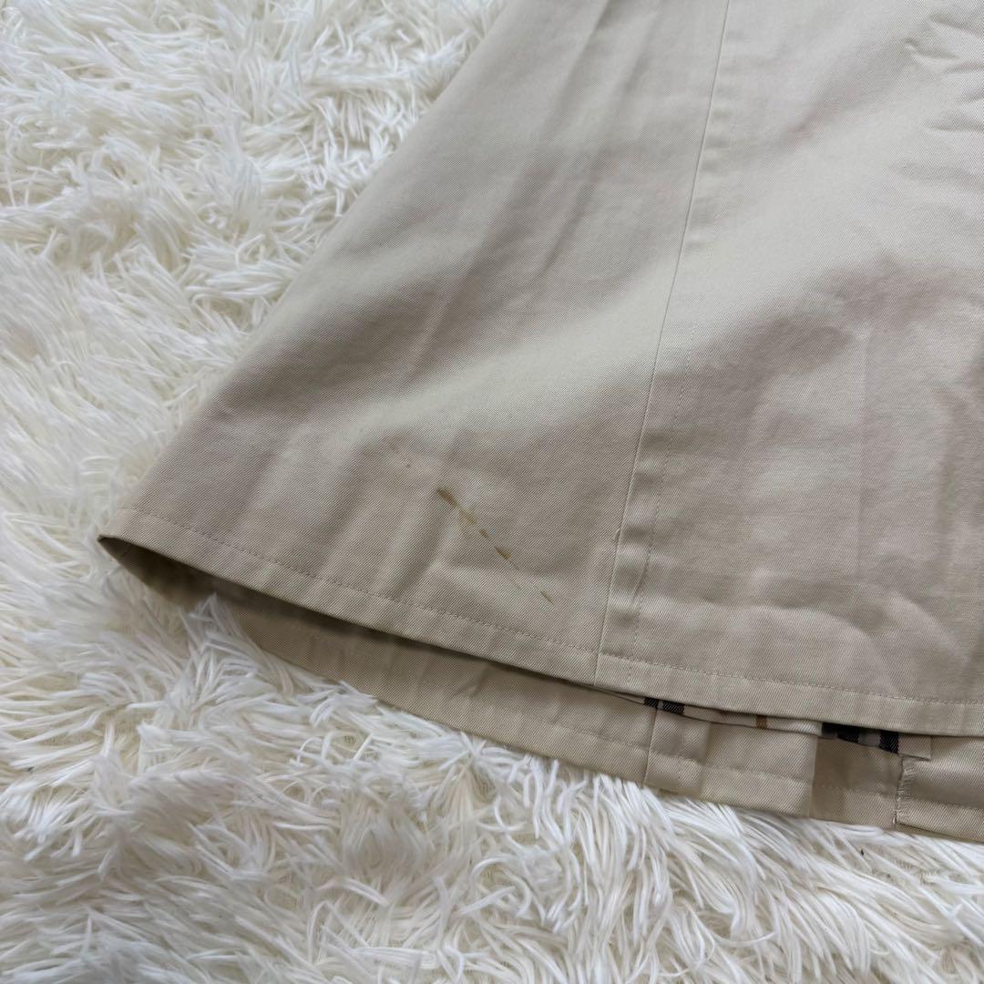 バーバリーブルーレーベル　トレンチコート　ノバチェック　ベルト付き