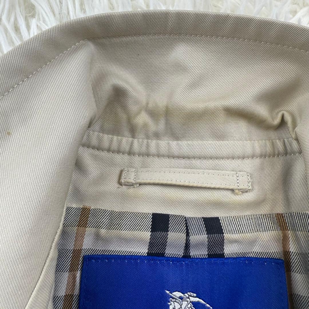 バーバリーブルーレーベル　トレンチコート　ノバチェック　ベルト付き