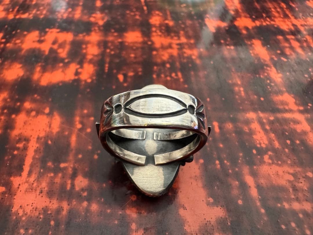 最終 スティーブアルビソ リング 14号 ナンバーエイトターコイズ ナバホ族