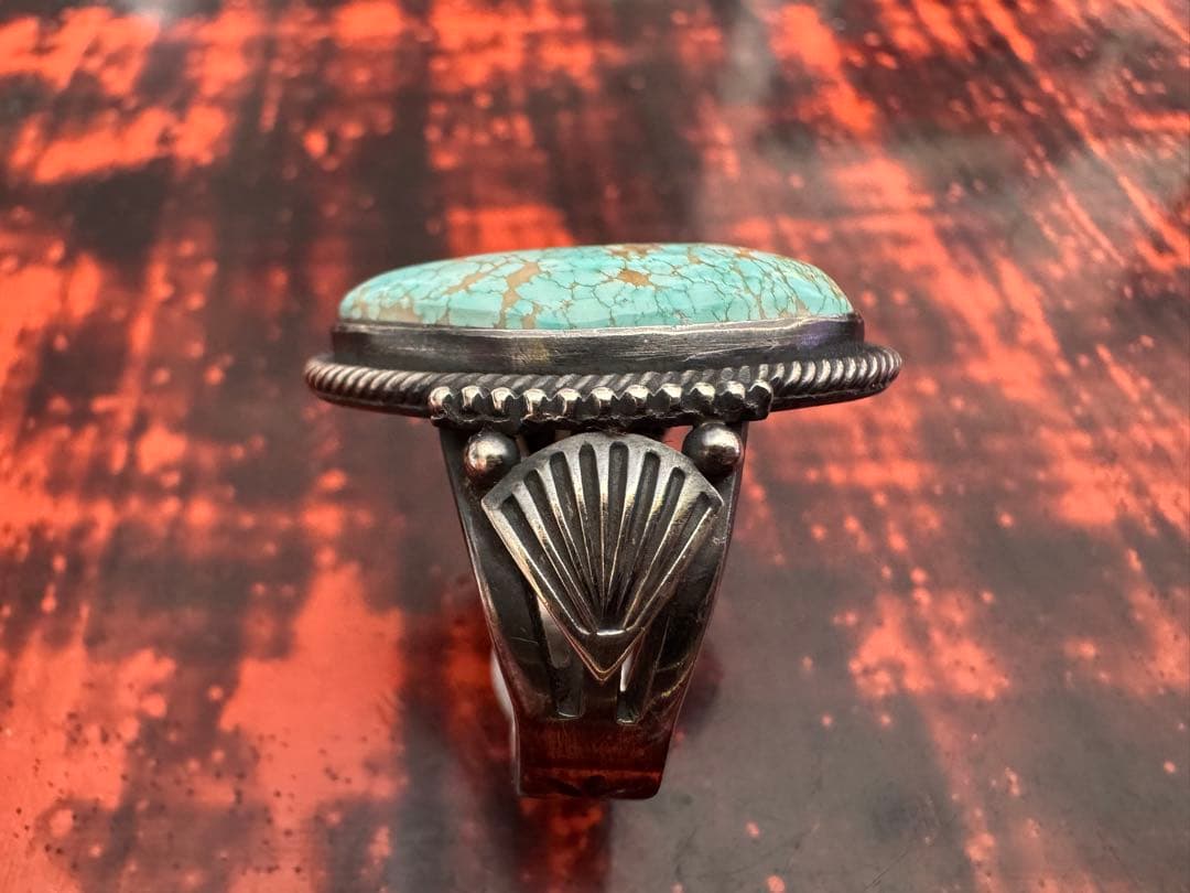 最終 スティーブアルビソ リング 14号 ナンバーエイトターコイズ ナバホ族