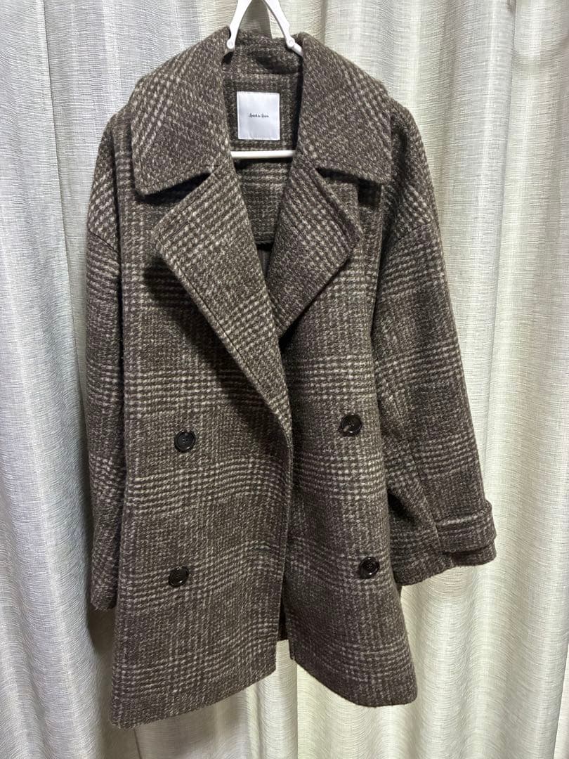 spick&span. Wスライバーチェックハーフコート36