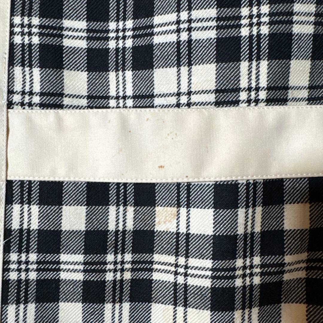 希少　1970s 英国製 ヴィンテージ チェック ウール テーラード　ユーロ