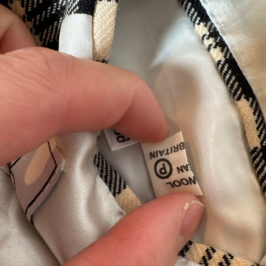 希少　1970s 英国製 ヴィンテージ チェック ウール テーラード　ユーロ