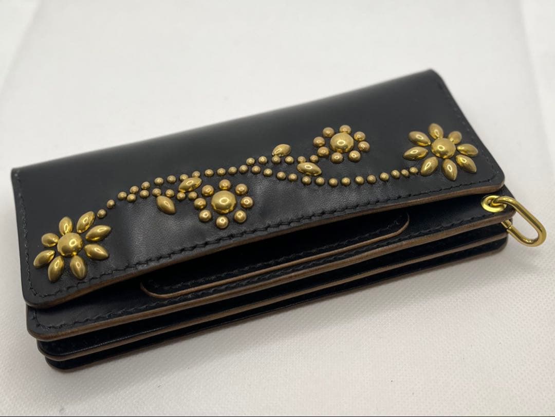 トラッカーウォレット TW-05 MARYAM社 ホースバット フラワースタッズ