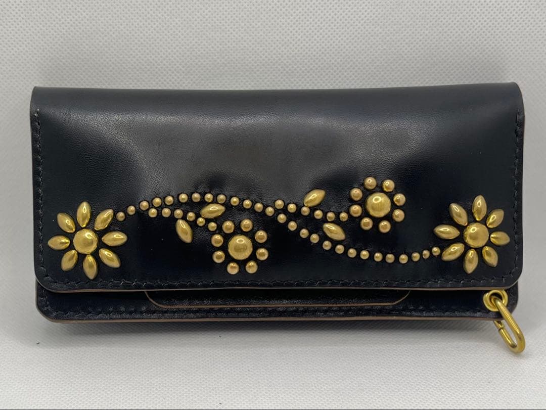 トラッカーウォレット TW-05 MARYAM社 ホースバット フラワースタッズ