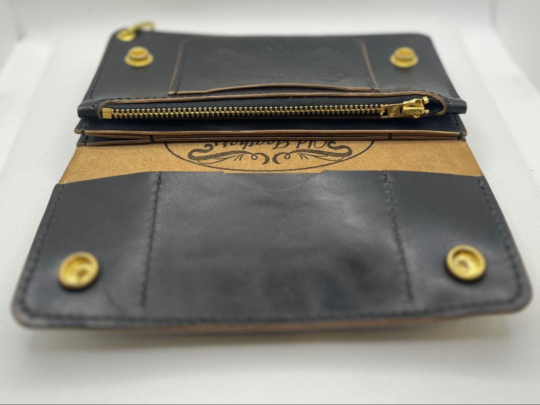 トラッカーウォレット TW-05 MARYAM社 ホースバット フラワースタッズ